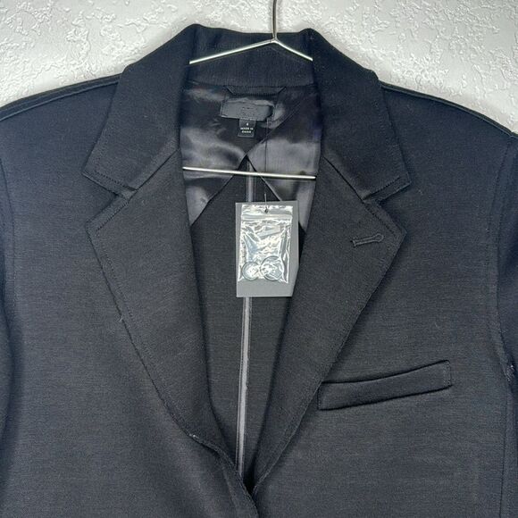 NWT ATM Black Relaxed Blazer Size 4 - Picture 4 of 14